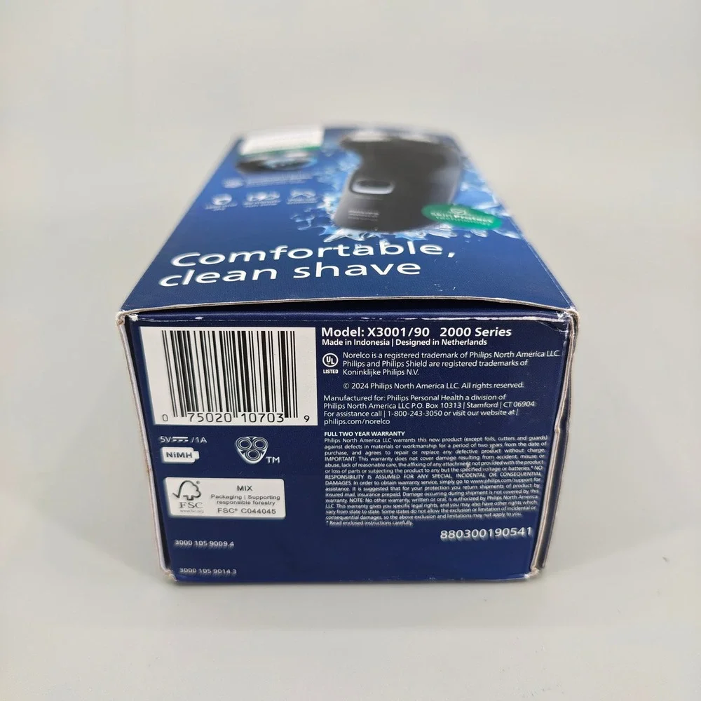 Philips Norelco Shaver 2400 X3001/90 2000 Series Wet Dry Electric Razor
